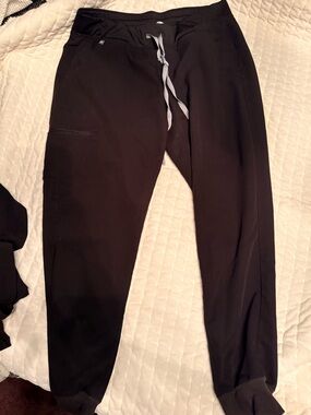 3 pair Women’s Figs Black Drawstring Jogger Pants